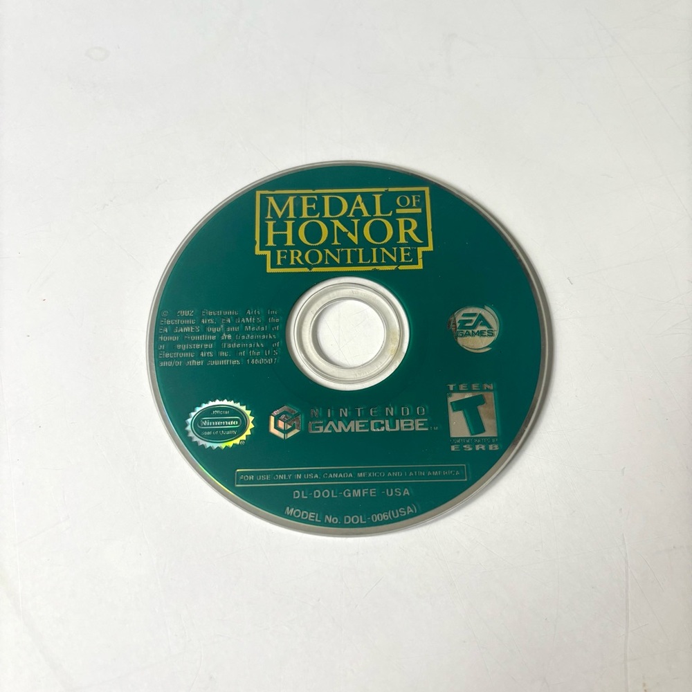 GAMECUBE MEDAL OF HONOR FRONTLINE